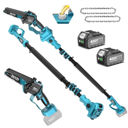 SEESII 6-Inch 2-in-1 Pole Saw
